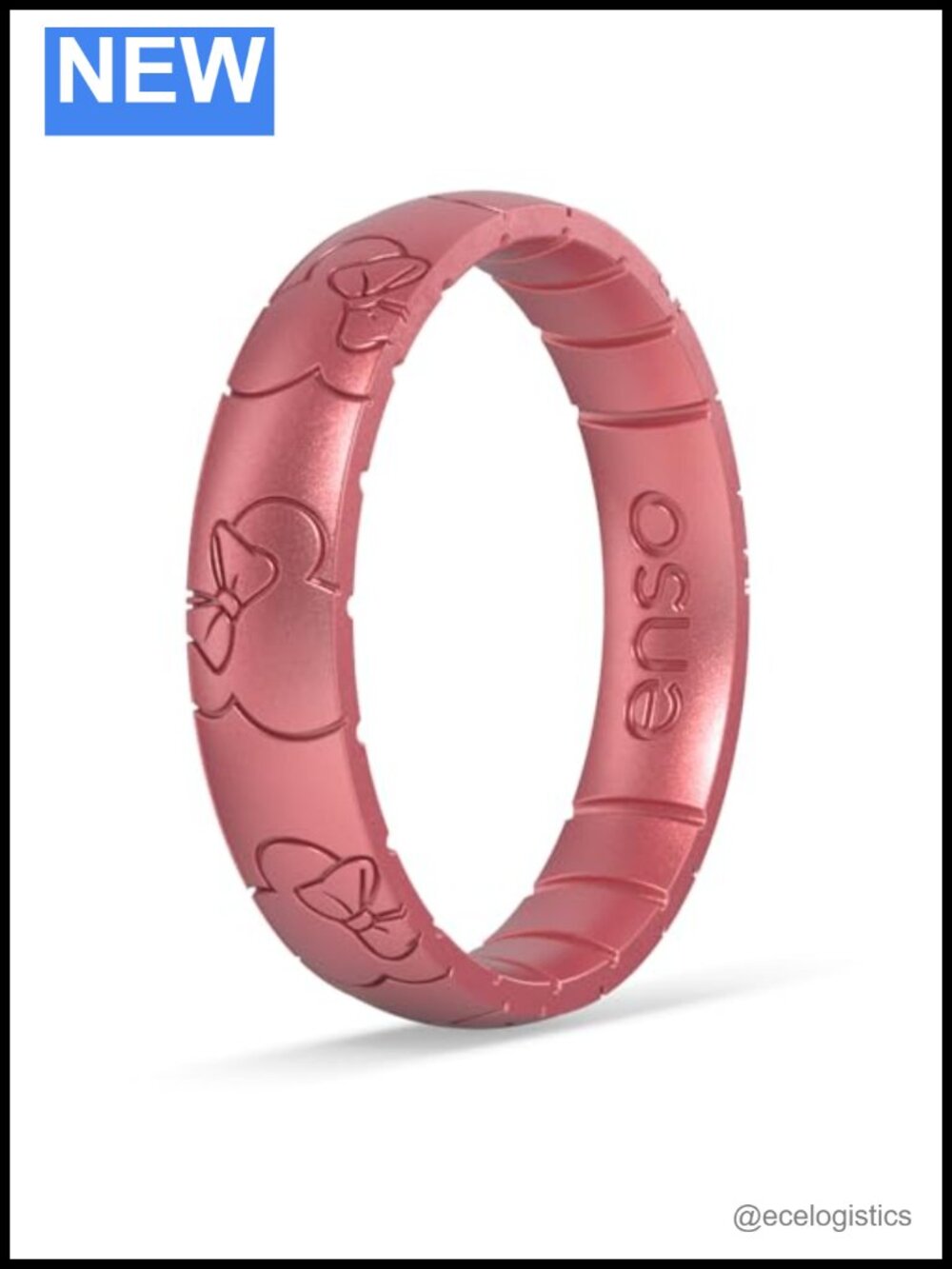Silicone Ring Band Mickey Minnie Etched Disney Wedding Anniversary